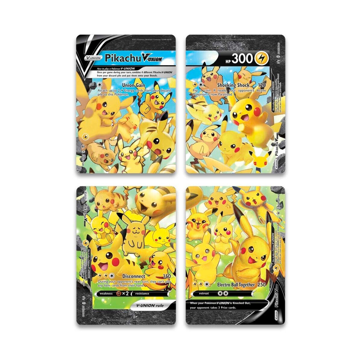 Pokemon TCG Pikachu V-Union Celebrations Special Collection Box 151